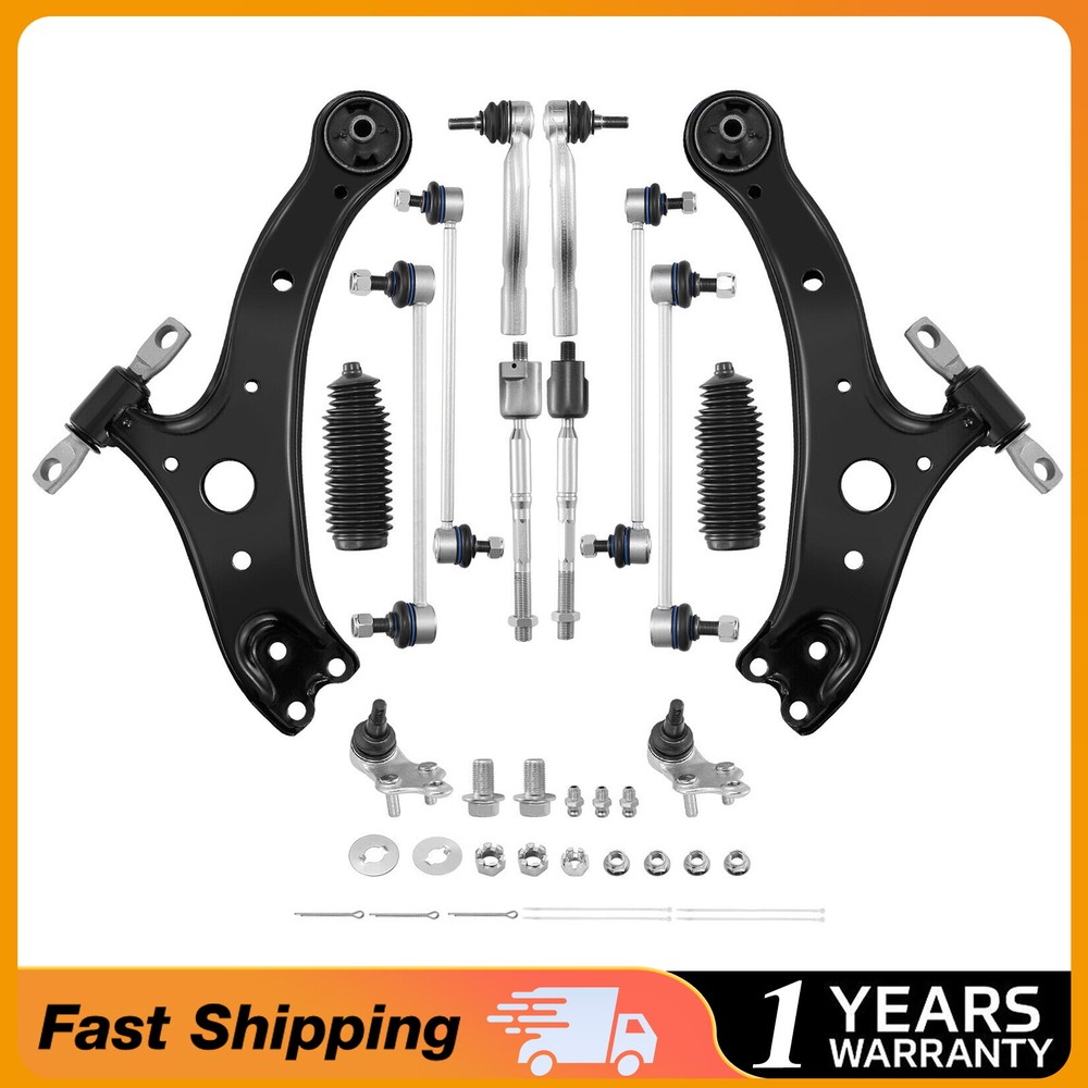 2007-2011 Toyota Camry 14pc Front Lower Control Arm & Sway Bar Kit