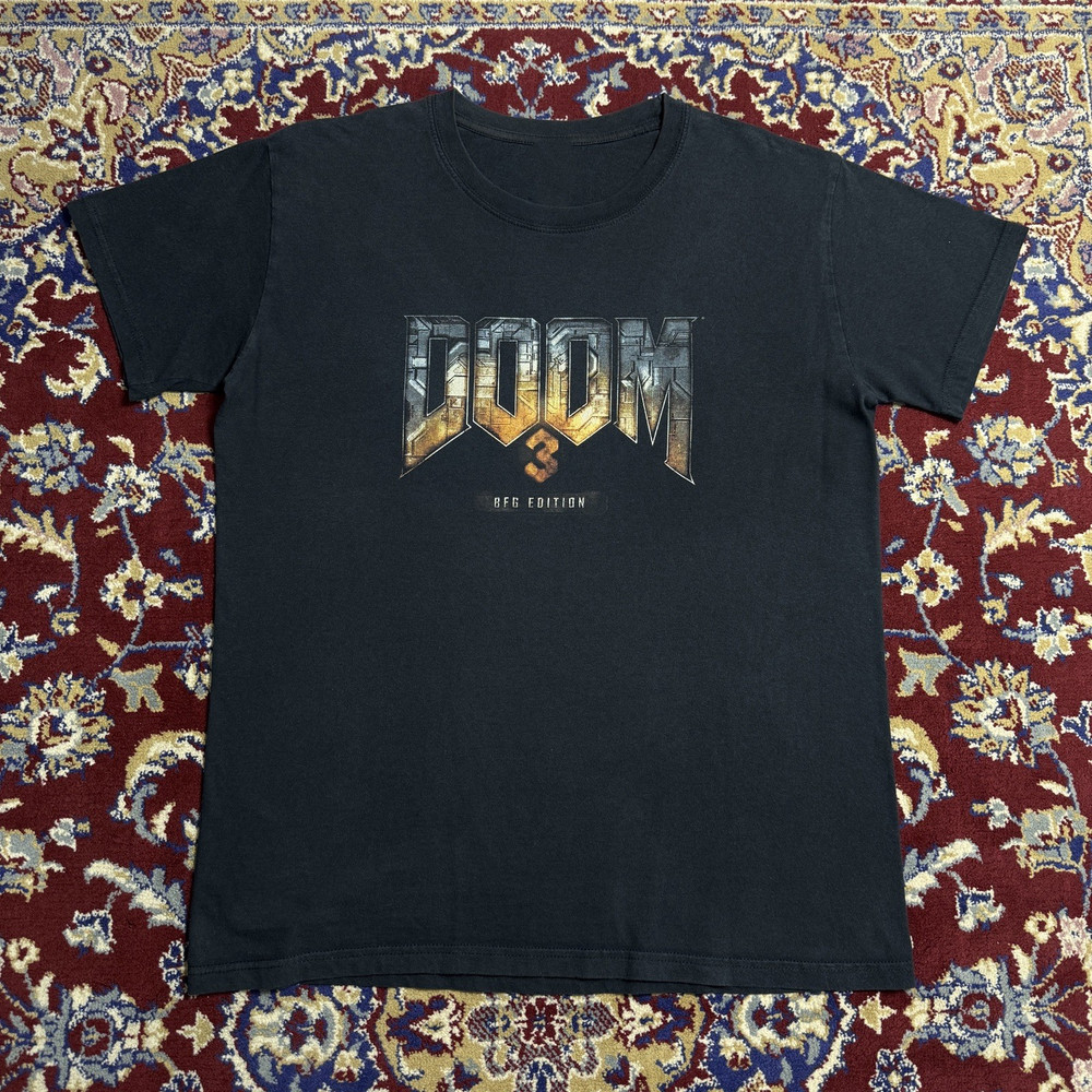 Vintage Doom 3 Promo Video Game Movie T Shirt S-5XL