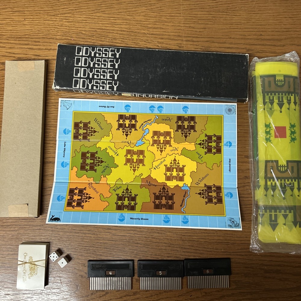 Invasion Magnavox Odyssey Video Game Untested AS-IS 1972 Strategy CIB SEE DESC