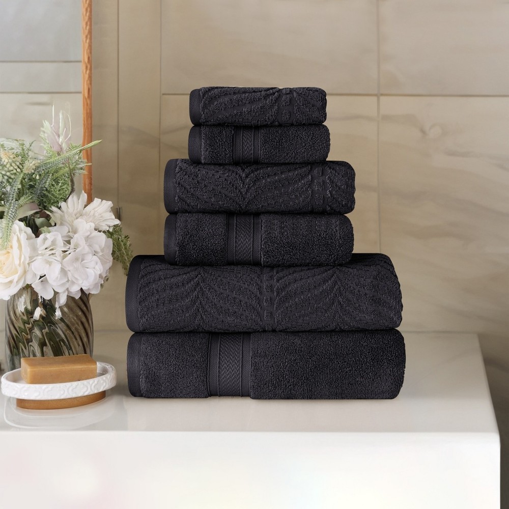 Premium Chevron Zero Twist Cotton Jacquard Solid 6  