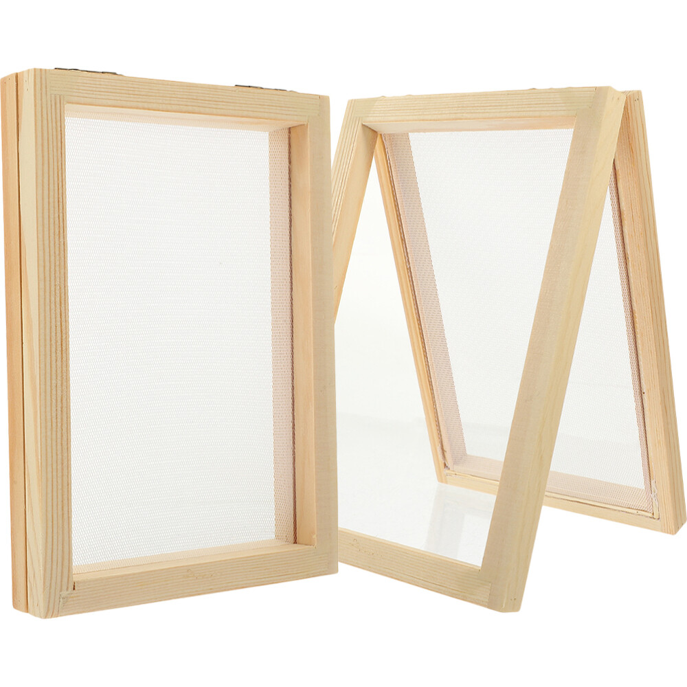 2 Pcs Paper Frame Children Present Make Picture Frames Decor