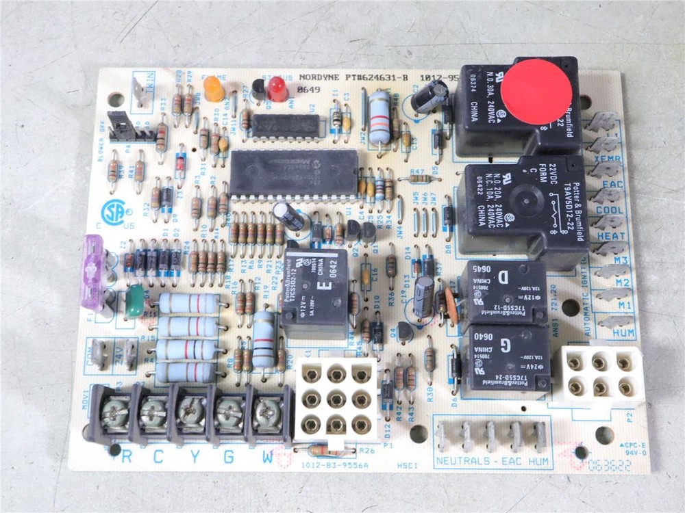NORDYNE 624631-B Furnace Control Circuit Board 1012-955A