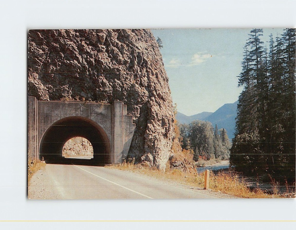 Postcard Stevens Pass Highway Washington