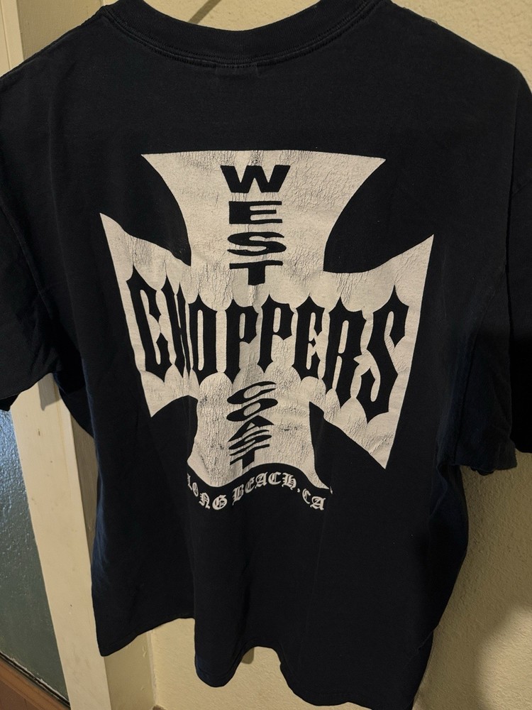 Vintage West Coast Choppers Jesse James Long Beach, CA Faded L T-Shirt