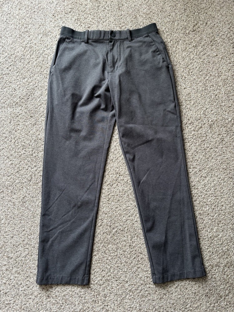 Uniqlo Pants Mens Size Small (30x27) Gray Ezy Ankle Dress Pants Slim Straight
