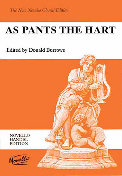 Handel As Pants the Hart Vocal Score SATB Soli Chorus & Piano Sheet Music Book
