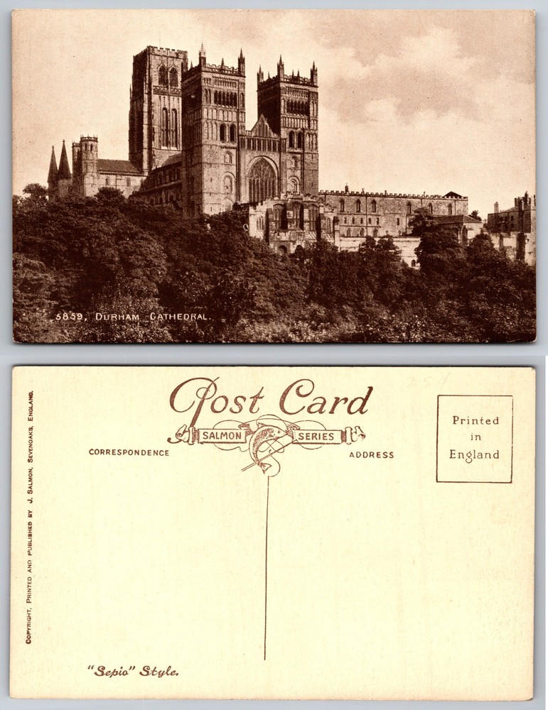 Durham Cathedral England Postcard