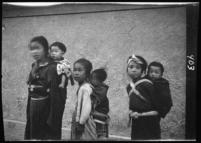 Photo:Japan Korea 1908 Women Children Street Scene Travel Views