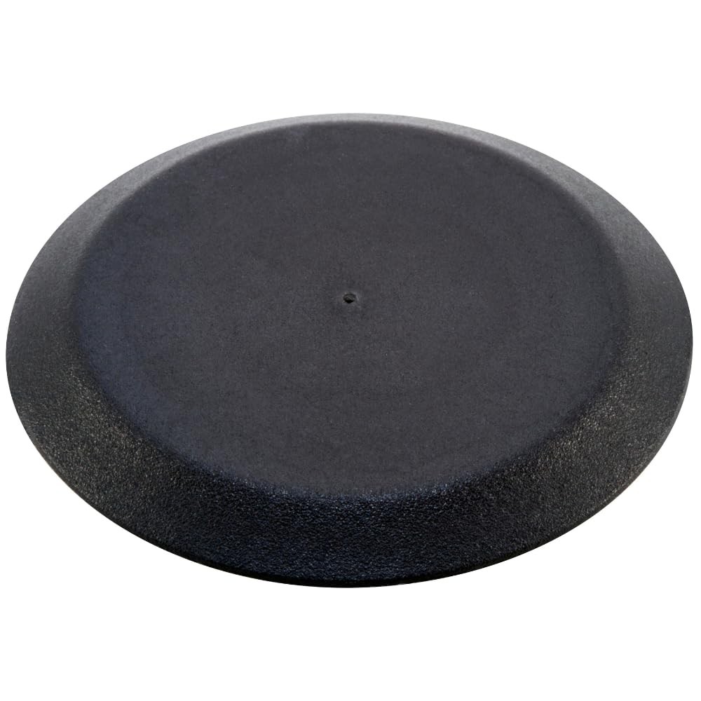 3 1/2 3.5 Inch Flush Mount Black Plastic Body And Sheet Metal Hole Plug Qty