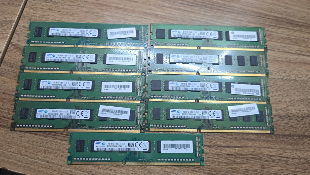 9 LOT Samsung 4GB PC3-12800U MEMORY RAM DESKTOP PC Computer