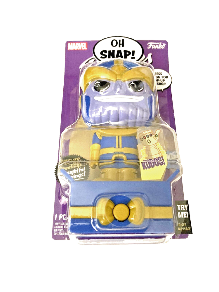 Funko Popsies Marvel Avengers THANOS Pop Up Greeting Oh Snap!