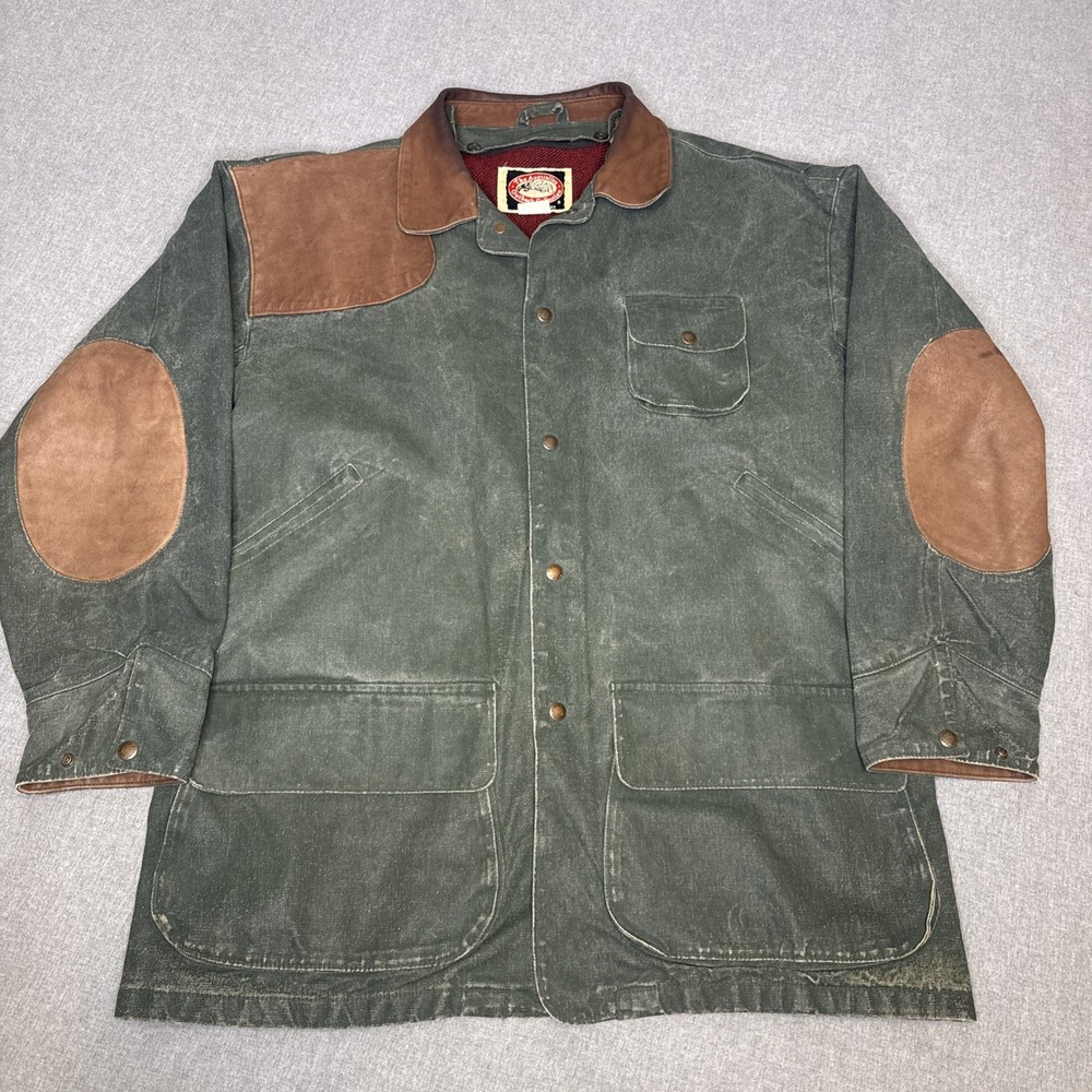 The Australian Outback Collection Cotton Chore Jacket w/ Wool Liner Sz Large