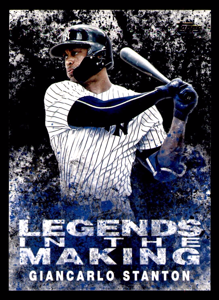 2018 Topps Giancarlo Stanton Yankees Legends in the Making Black #LITM-19