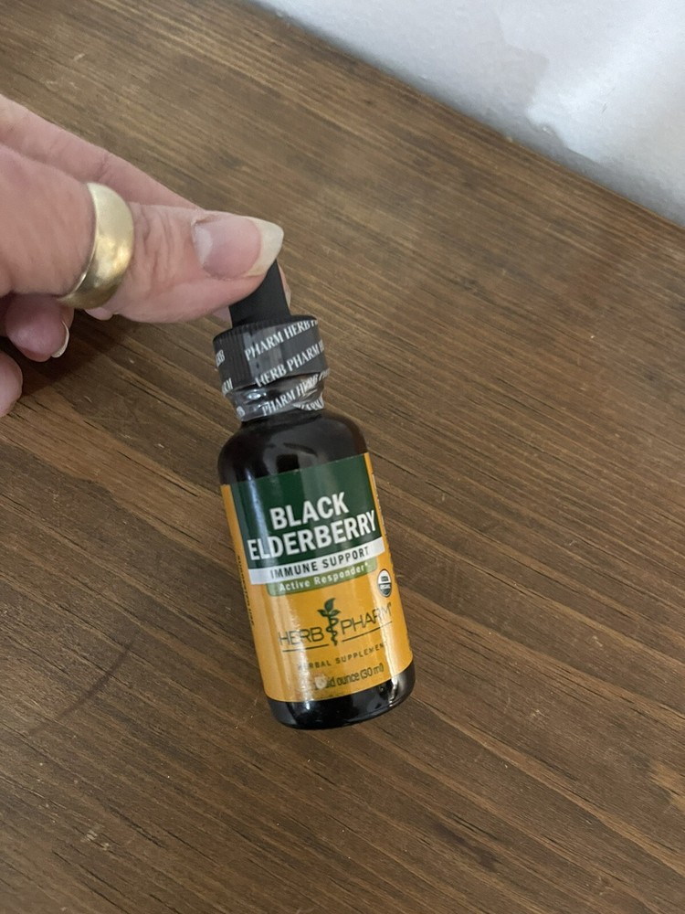 Herb Pharm Black Elderberry Organic Immune Support Tinture Drops 5-2023