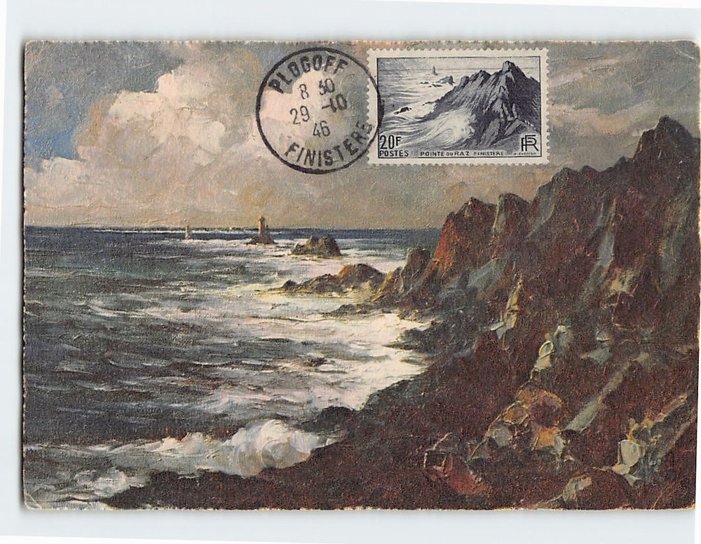 Postcard Scenic View of Pointe du Raz France