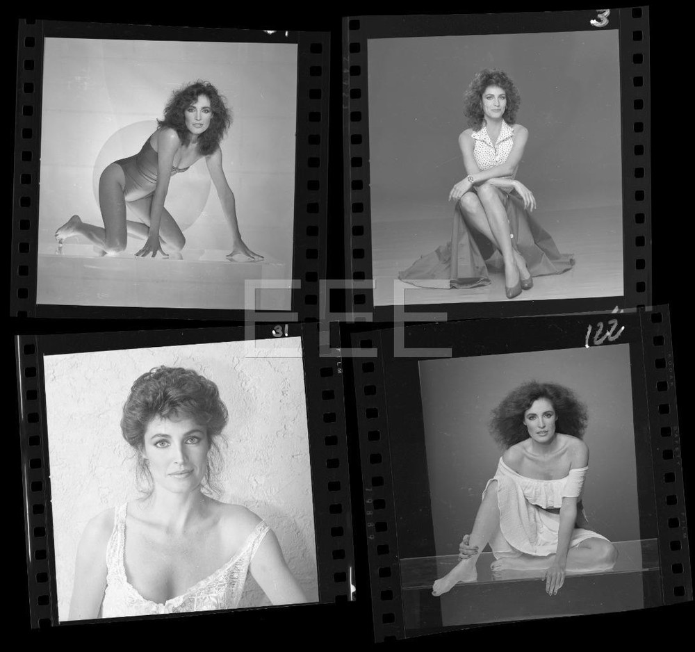 4 Sexy Cynthia Sikes Movie Actress Harry Langdon Negative w/rights Lot 389E