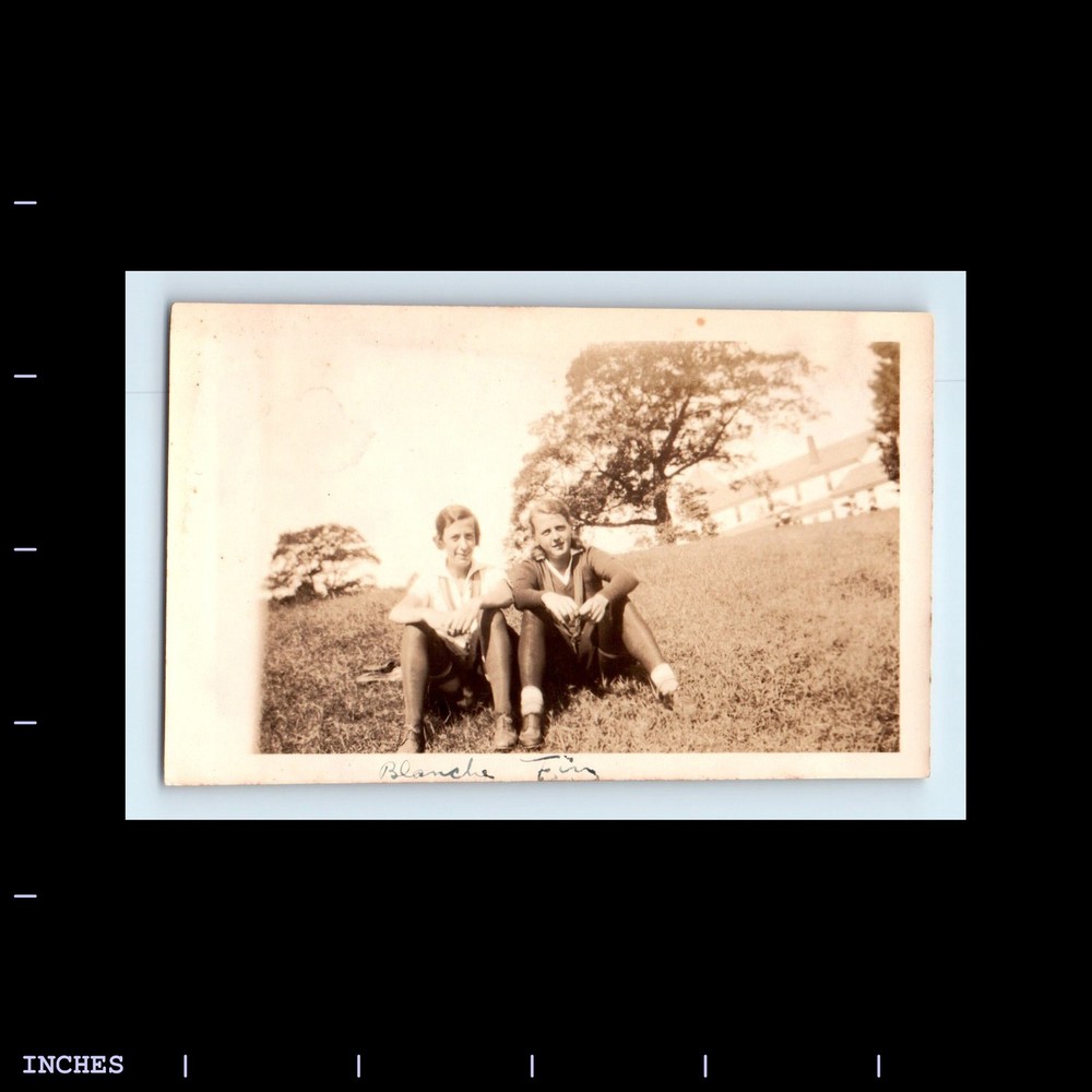 Old Vintage Photo MAN WOMAN COUPLE BLANCHE FIN