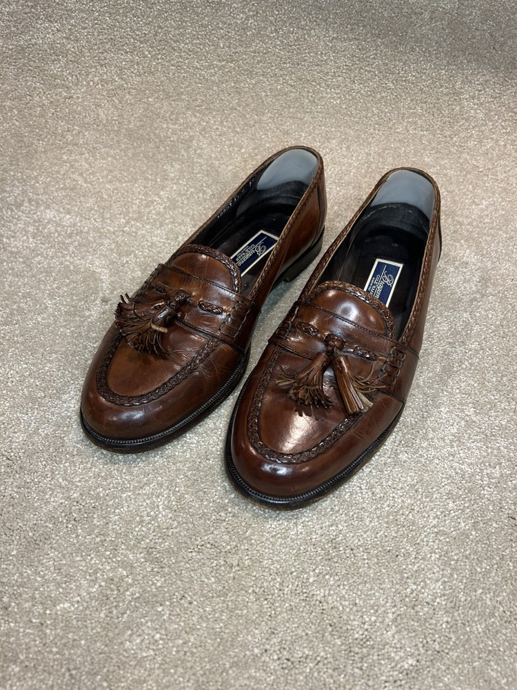 Bragano by Cole Haan Shoes Mens Size 11 M Tassel Loafers Made in Italy Leather