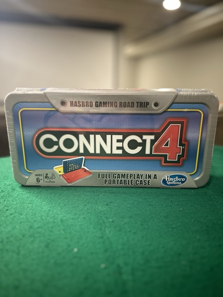 Hasbro Connect 4 Classic Game - Road Trip Travel Edition Board Game 2 Players