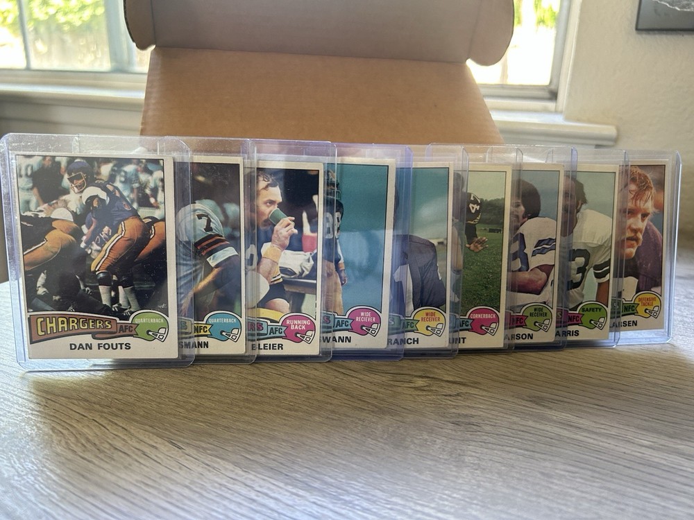 1975 Topps Football Complete Set #1-#528