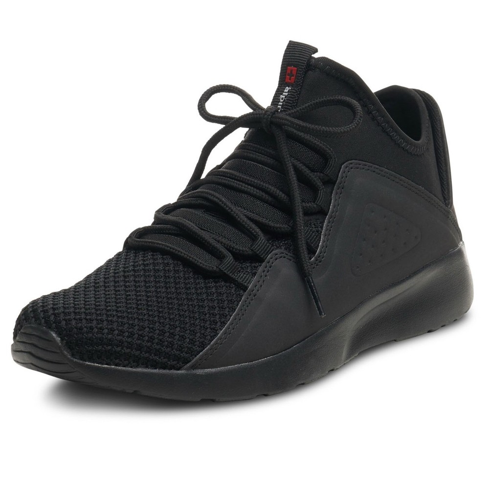 Alpine Swiss Mens Fashion Sneakers Lightweight Knit Top Elastic Sock Tennis Shoe