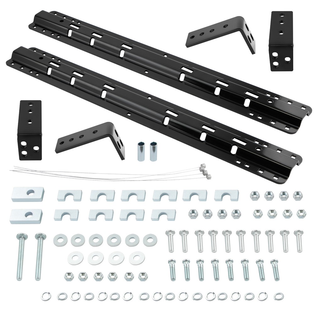 Fifth Wheel Trailer Tow Hitch Base Rail Kit & Bracket for Full Size Pickup Truck