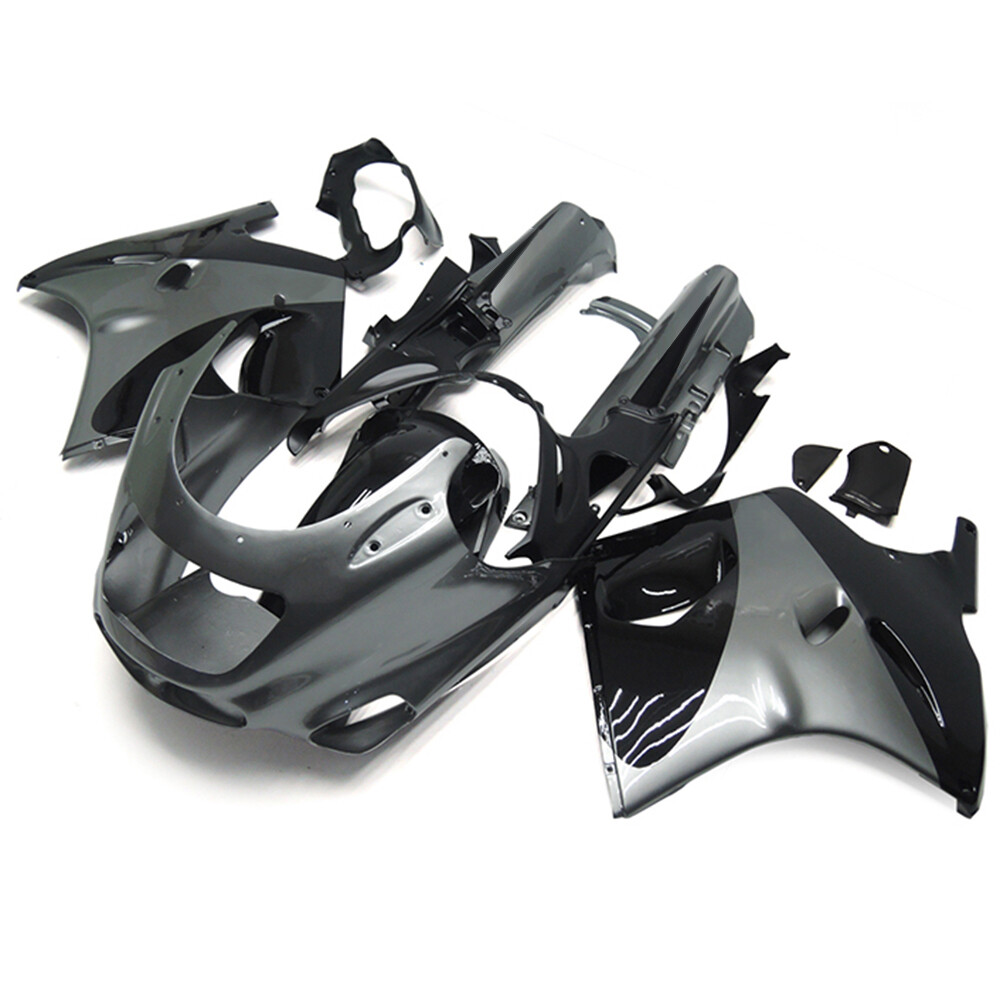 Black Grey Fairings For Kawasaki ZZR1100 ZX11 1993 - 2003 Fairing Kit Bodywork