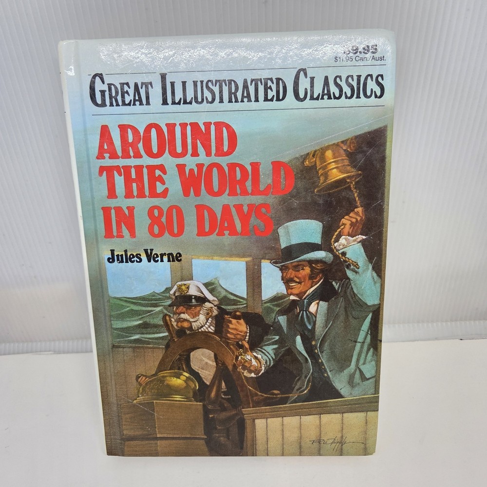 Great Illustrated Classics Around The World In 80 Days by Verne Childrens Book