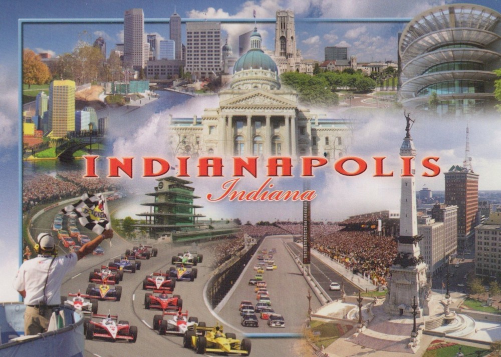 Indianapolis Indiana 4x6 Postcard