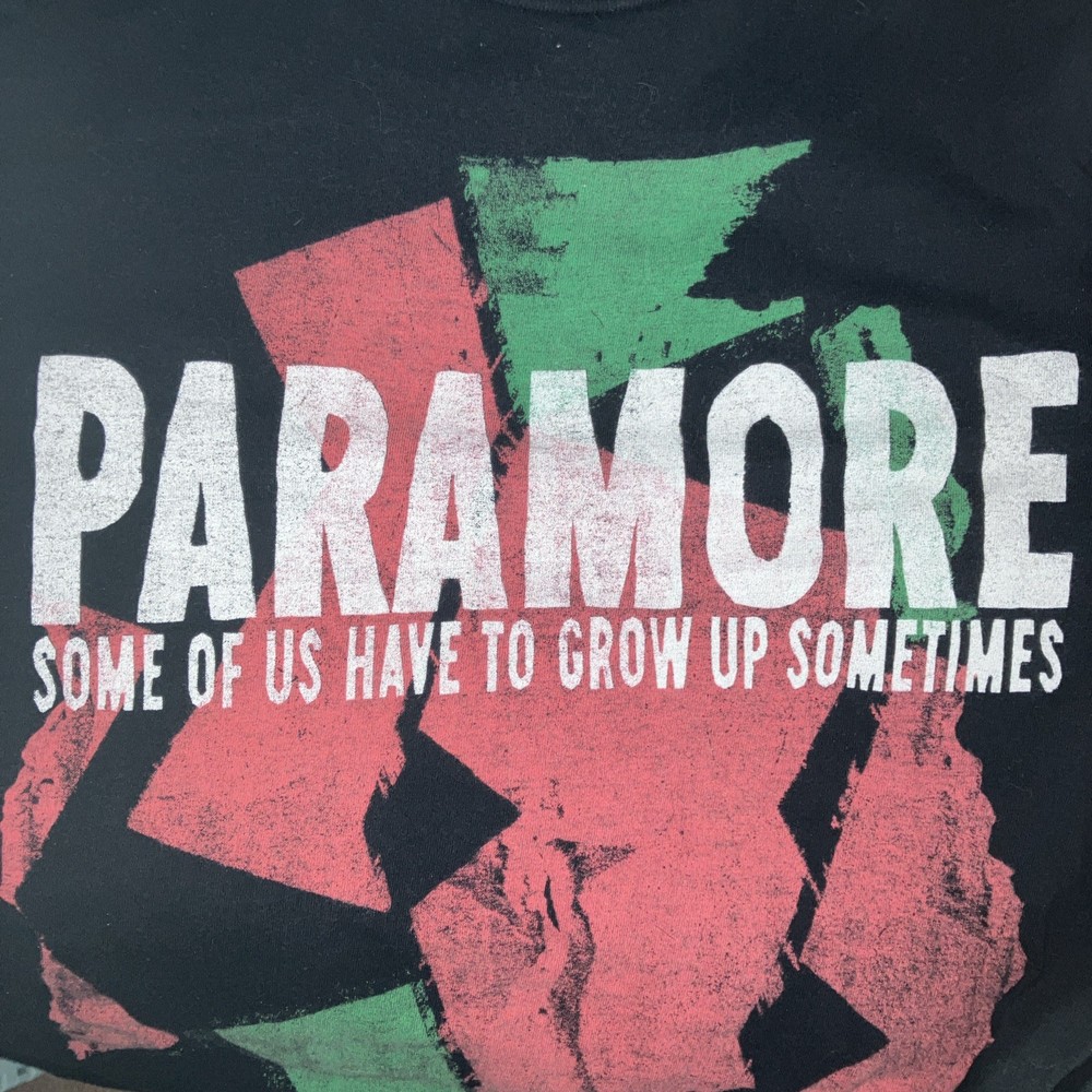 Paramore Some Us Have To Grow Up Sometimes Color Burst Pop Punk unisex Small tee