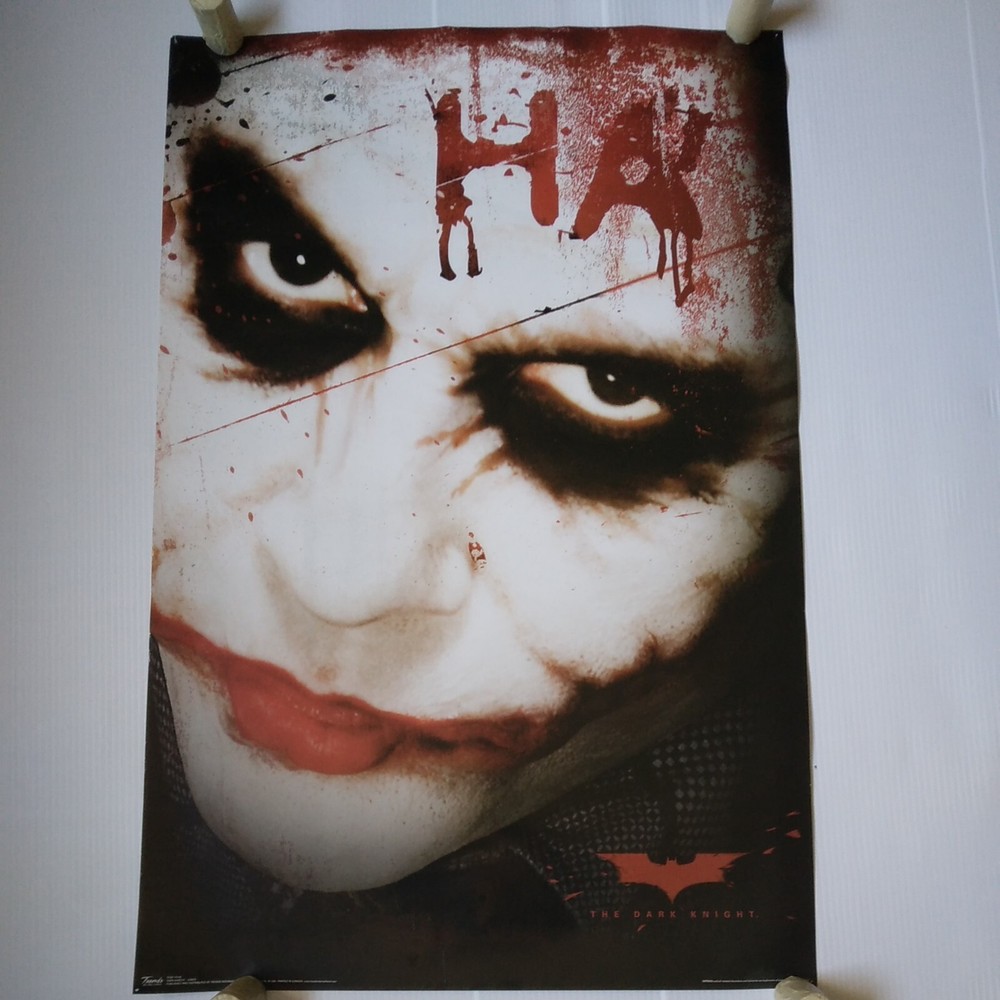 The Dark Knight 2008 Joker Movie Poster-Heath Leger As Joker 34