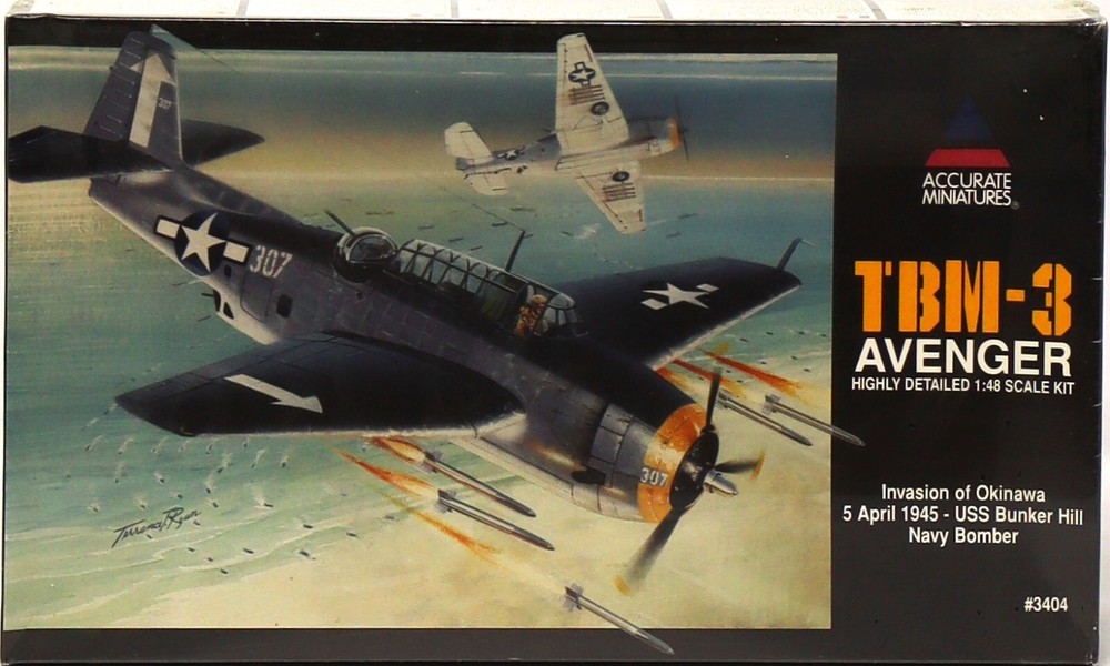 ACCURATE MINIATURES TBM-3 AVENGER 3404 1:48 Scale Model-image