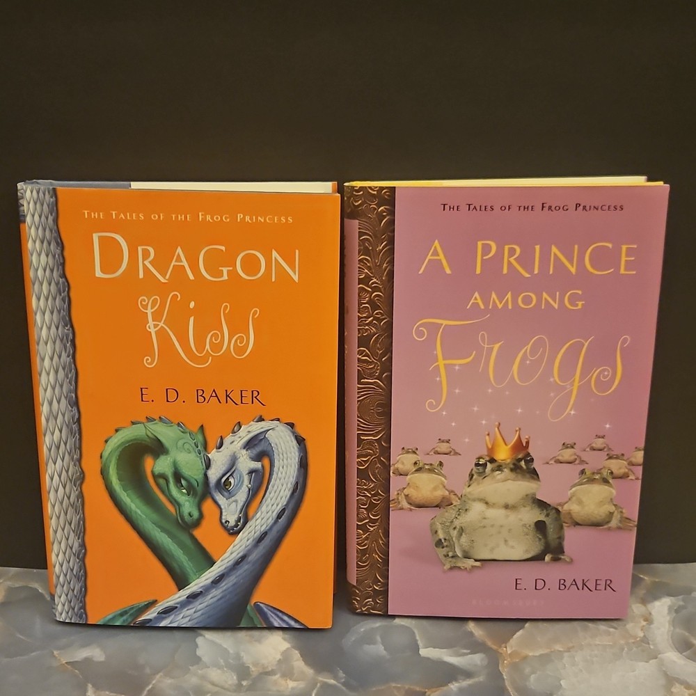 Dragon Kiss by E.D. Baker Hardcover Tales of the Frog Princess Fantasy Novel