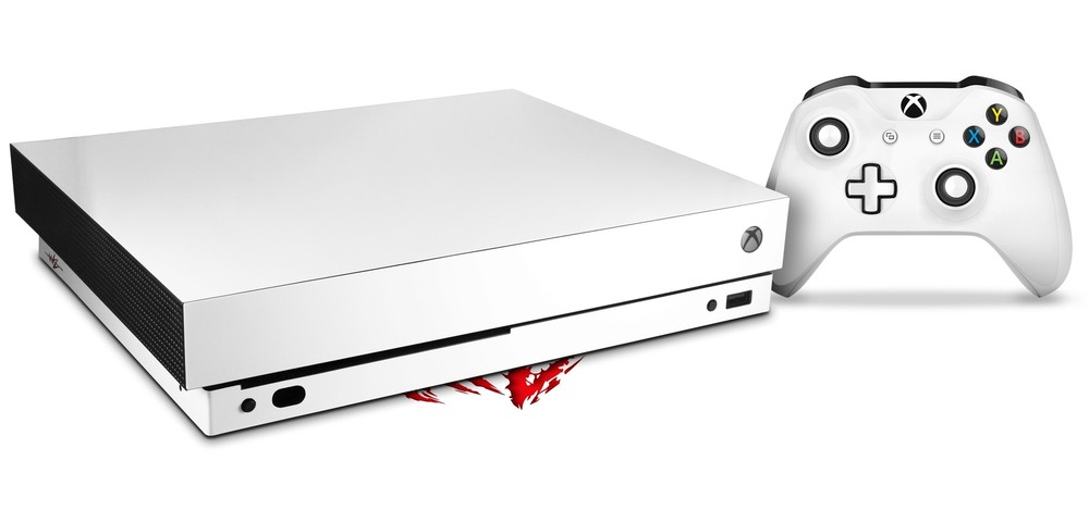 Skin Set for XBOX One X Solids Collection White