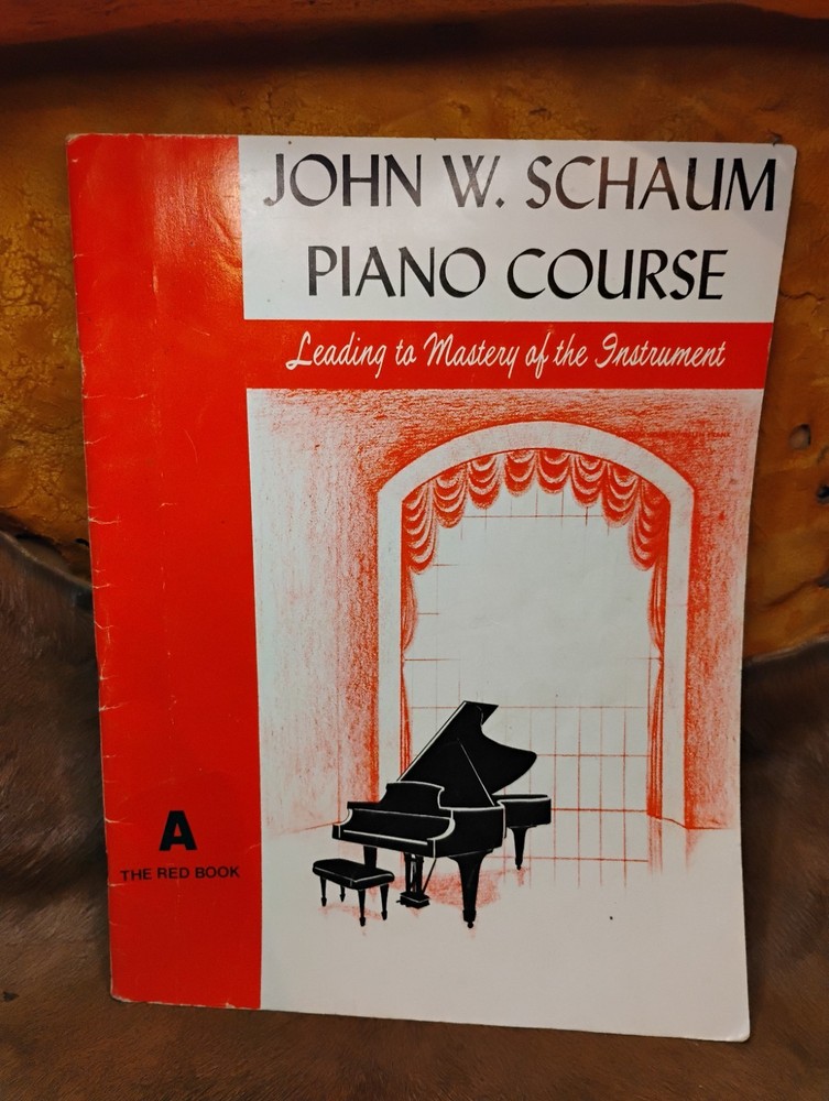 JOHN W. SCHAUM PIANO COURSE THE RED BOOK