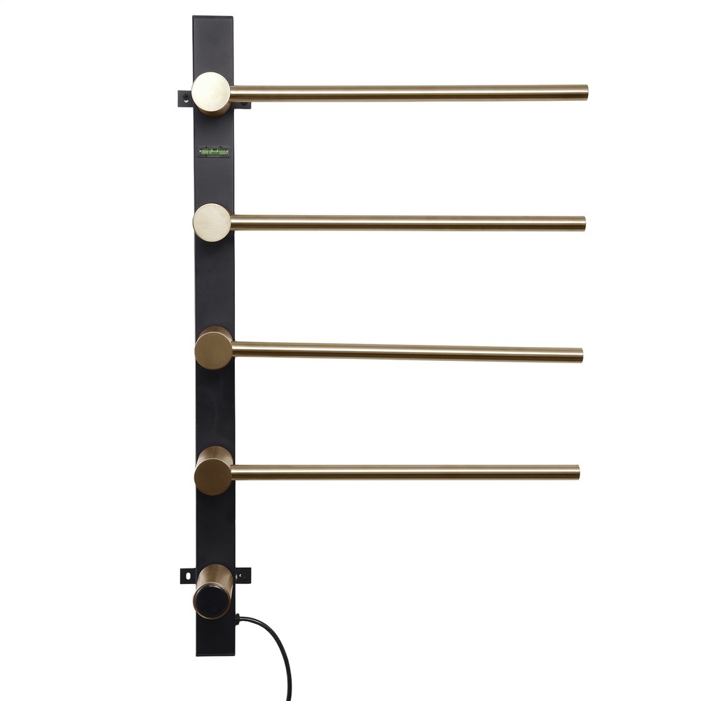 Smart LCD Electric Towel Warmer with Timer for Bathroom