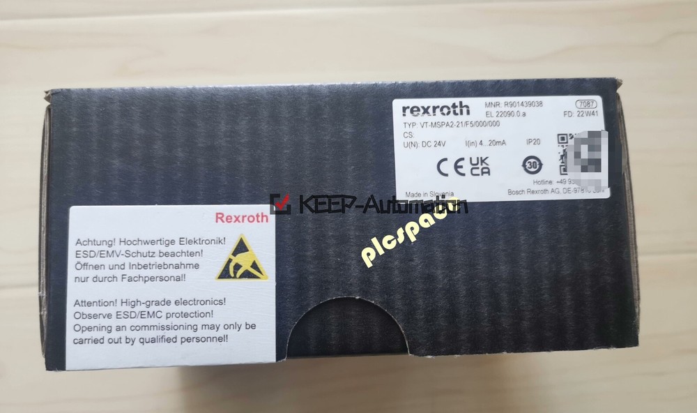 Rexroth R901439038 VT-MSPA2-2X/F5/000/000 brand new amplifier R901439034