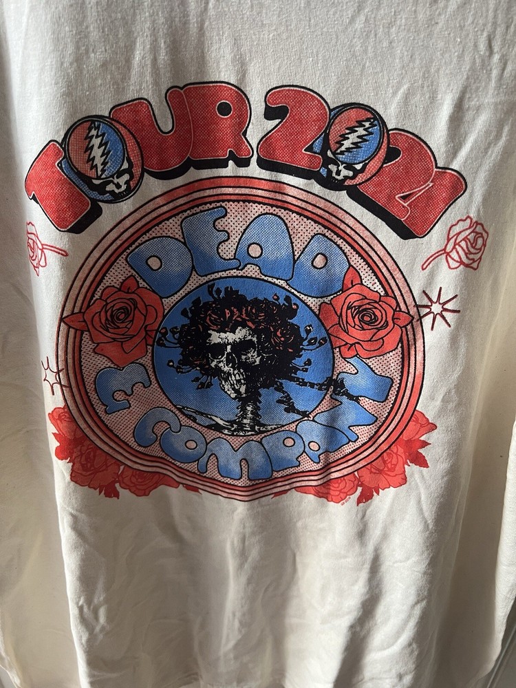 Grateful Dead Skull Tour 2021 Shirt for Men in Size XL