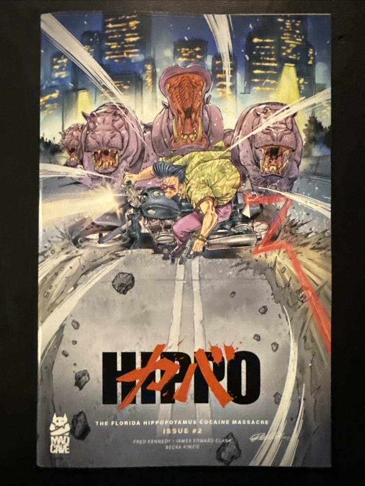 Florida Hippopotamus Cocaine Massacre #2 - Redcode Akira Homage Ltd 400 • NM/M