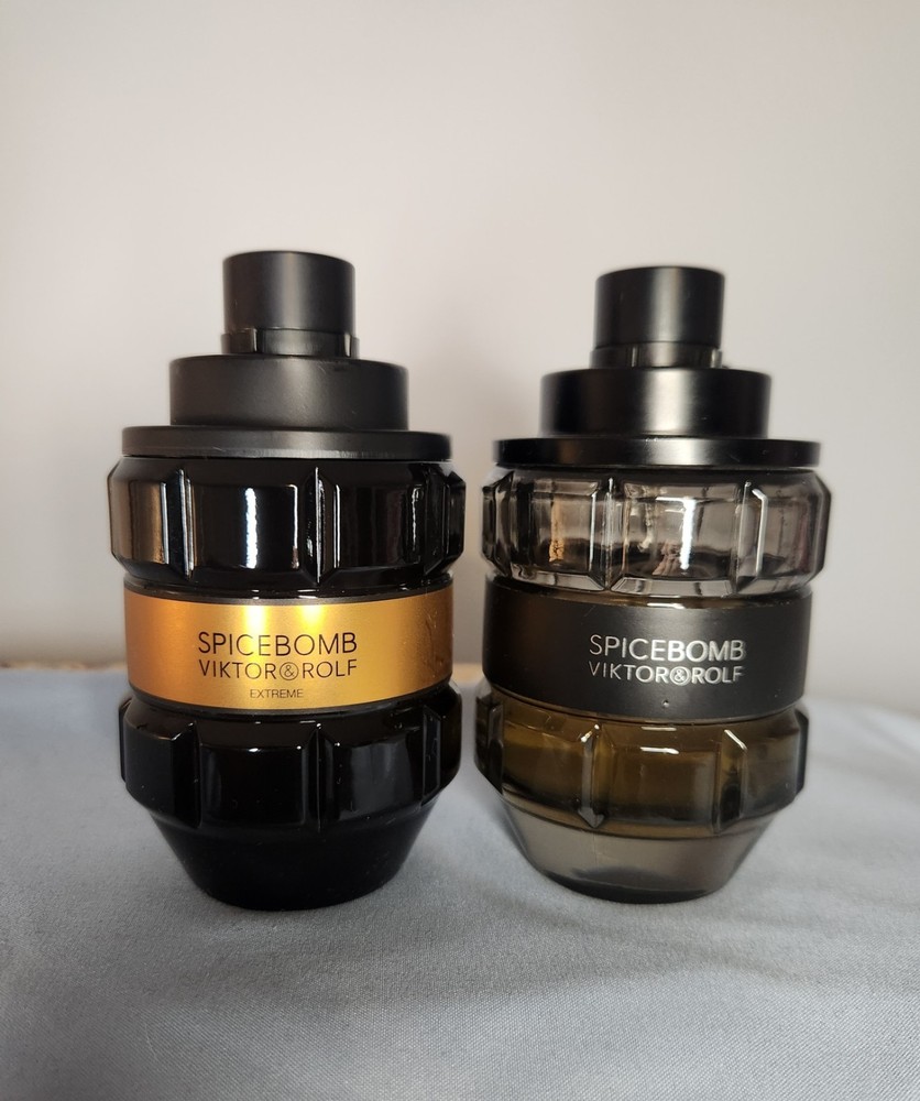 Viktor & Rolf Spicebomb Extreme edp & Spicebomb edt-3oz-LOT OF 2!