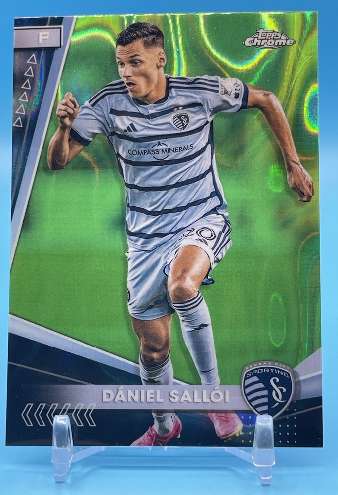 Daniel Salloi #46 Aqua Lava Refractor 2024 Topps Chrome MLS