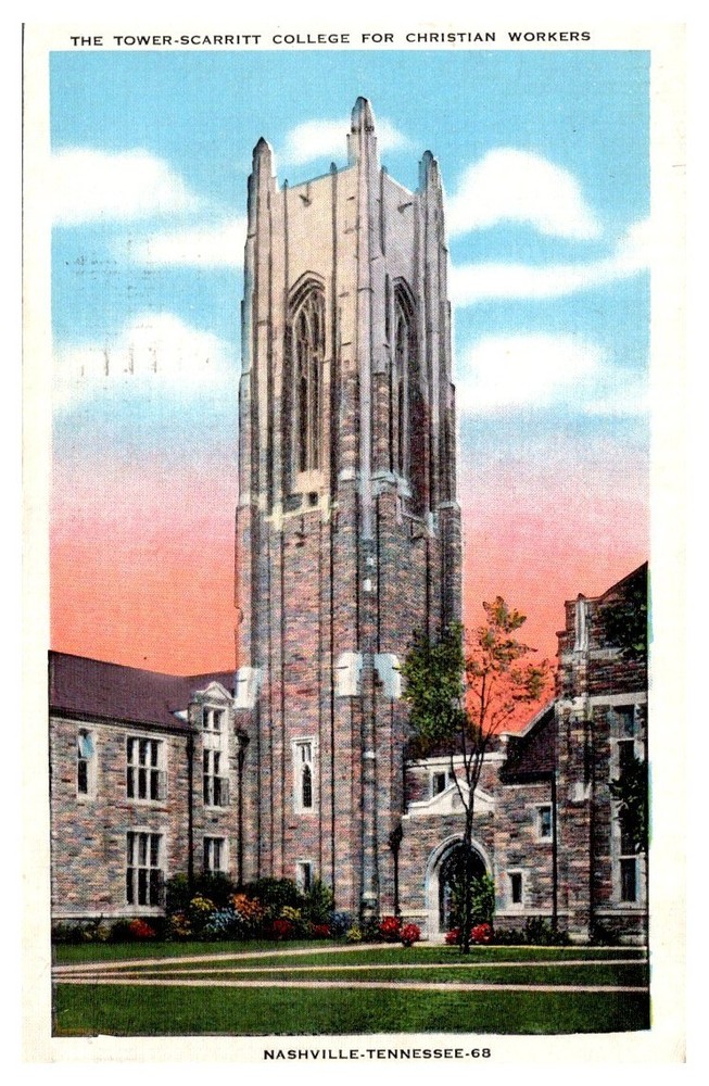 1940 Scarritt College For Christian Workers Nashville Tennessee Vintage Postcard