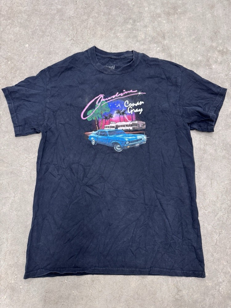 Conan Gray Overdrive T-Shirt Black Size Medium