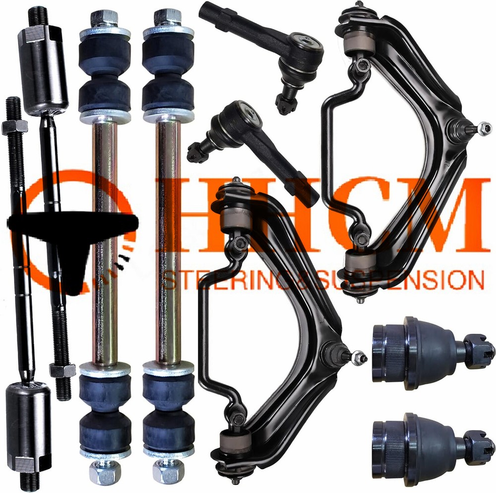 10PC Front Upper Control Arms & Sway Bars Kit for Ford Explorer Mercury Mountaineer Suspension