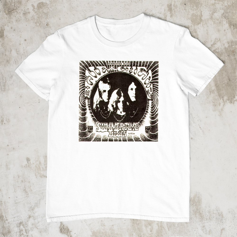Blue Cheer ‎– Summertime Blues T Shirt White All Size