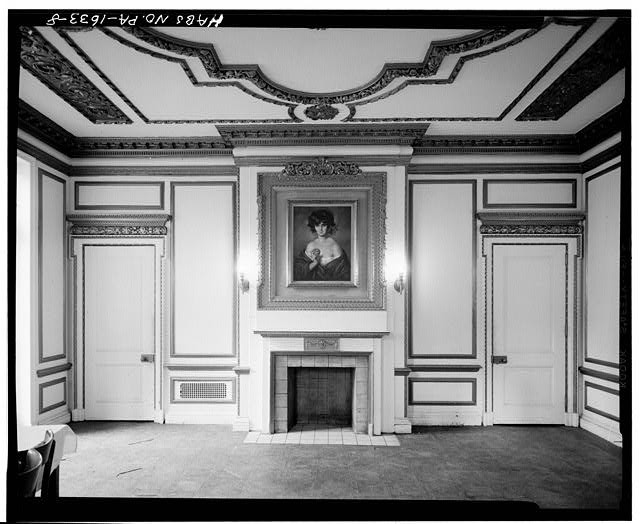 8. NORTHWEST ROOM, FIRST FLOOR, LOOKING EAST - Henry Charles Lea House, 3903