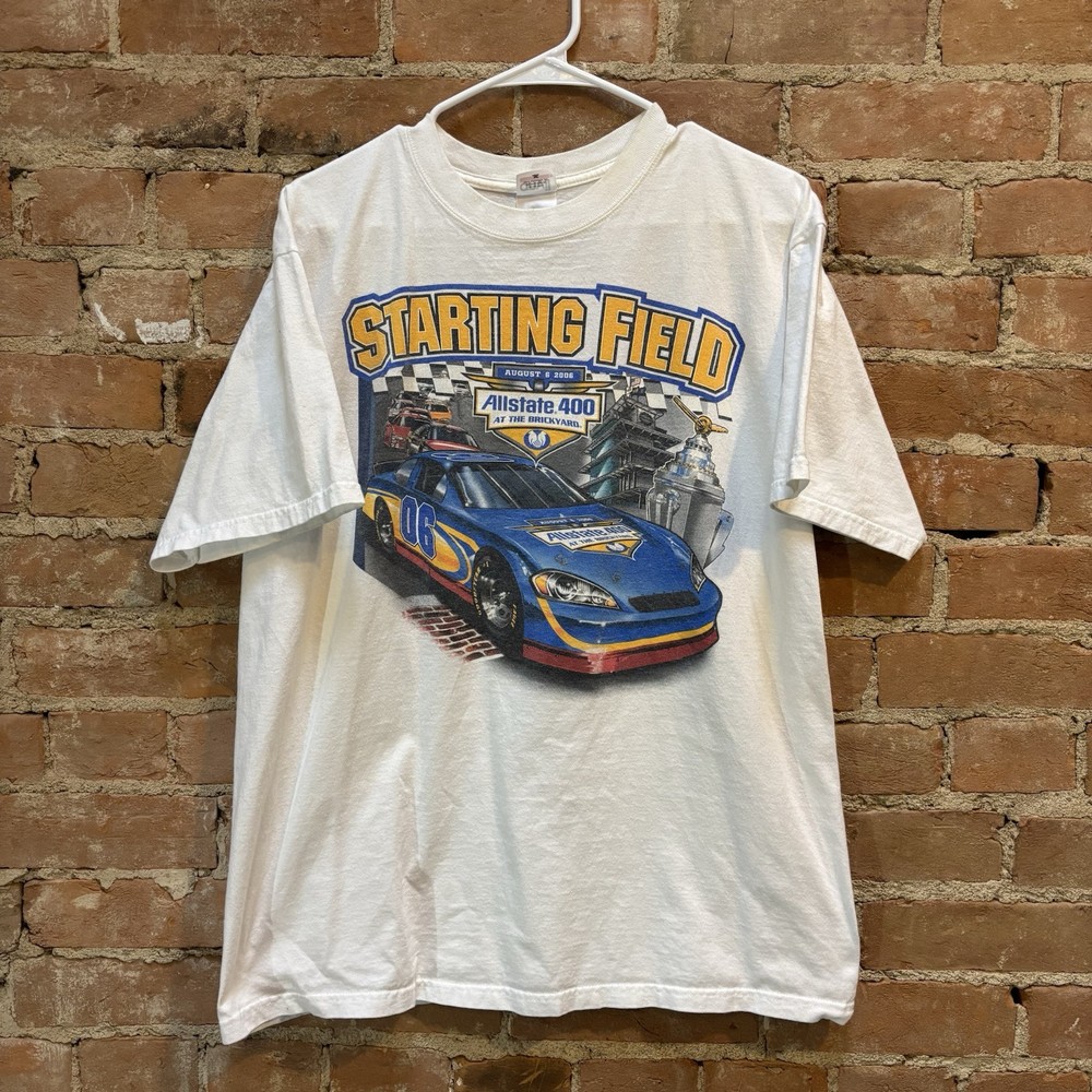 2006 Allstate 400 NASCAR Big Print Double-Sided Racing Tee - $80