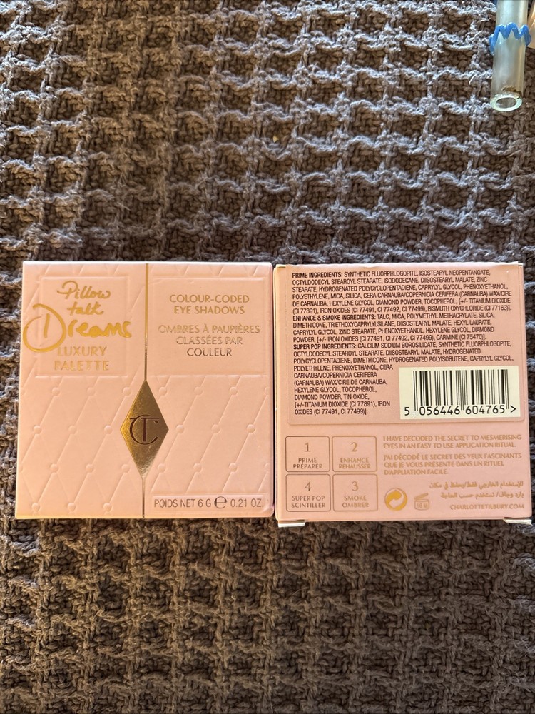 Charlotte Tilbury PILLOW TALK DREAMS Luxury Palette Quad Colour Coded Eyeshadows