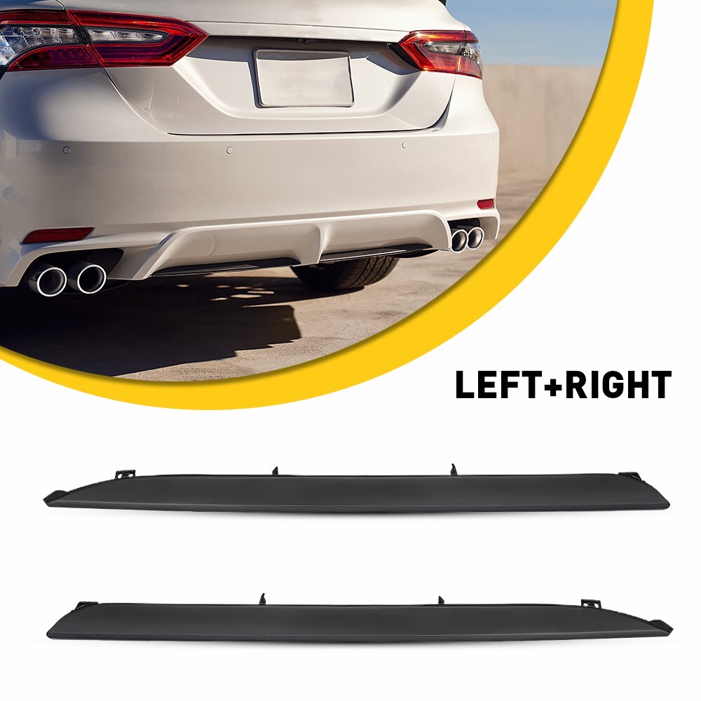 Rear Right + Left For Toyota Camry SE Lower Bumper Trim Molding XSE 2018-2020