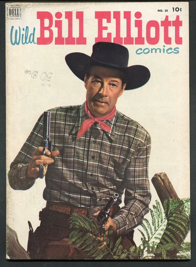 1952 #10 WILD BILL ELLIOTT-- DELL... COMIC BOOK....VG/FINE